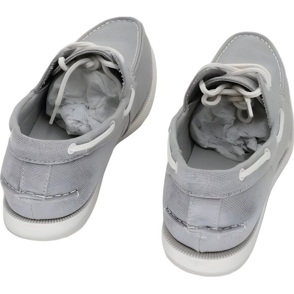 Club Room Elliot Lace-Up Gray Boat Shoes for Men Casual Comfort 8 - Picture 3 of 6